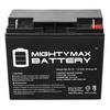 Mighty Max Battery ML18-12 - 12V 18AH Bttry Replaces NP18-12 51814 6FM17 6-DZM-20 6-FM-18 ML18-1221184